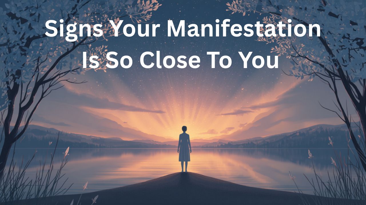 signs your manifestation is so close to you